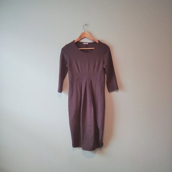 LA CLEF Purple Long Sleeve Dress - Picture 2 of 7